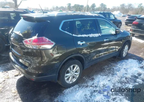 2015 Nissan Rogue Sv из США, поврежденный, VIN 5N1AT2MV6FC876670